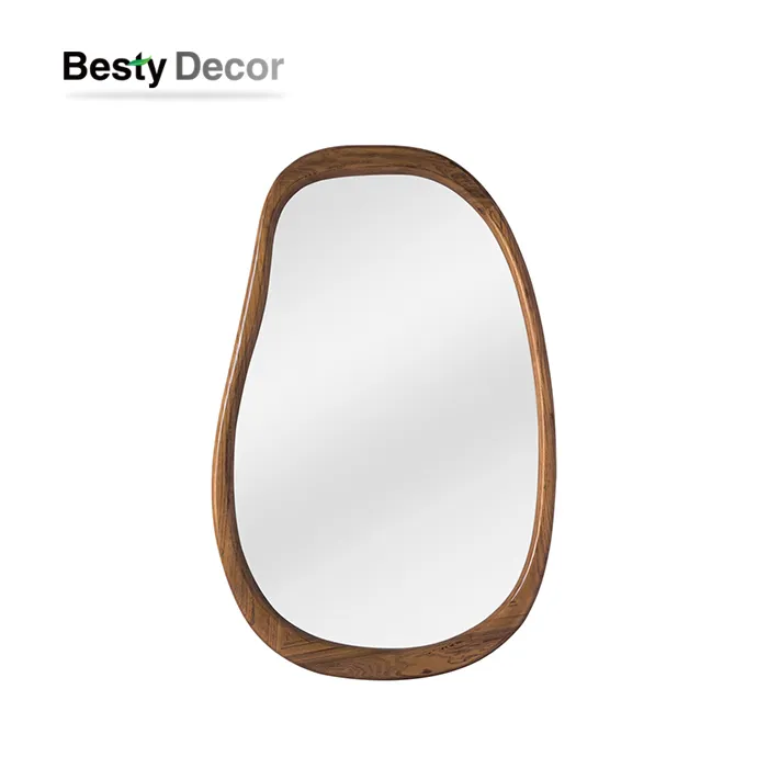 Epäsäännöllinen massiivipuurunkoinen peili